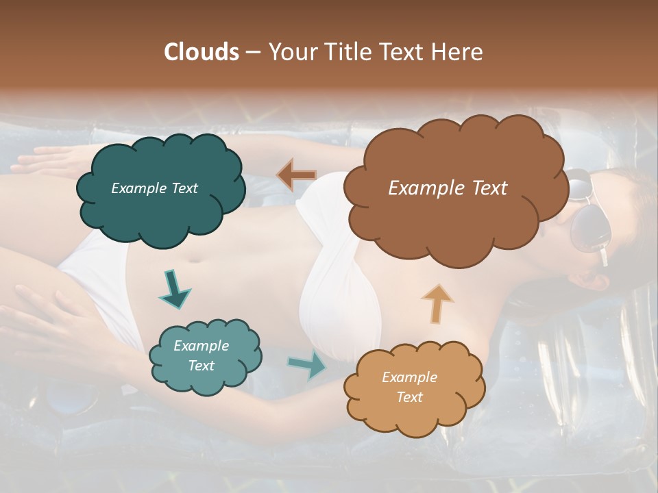 Happy Hotel Lying PowerPoint Template