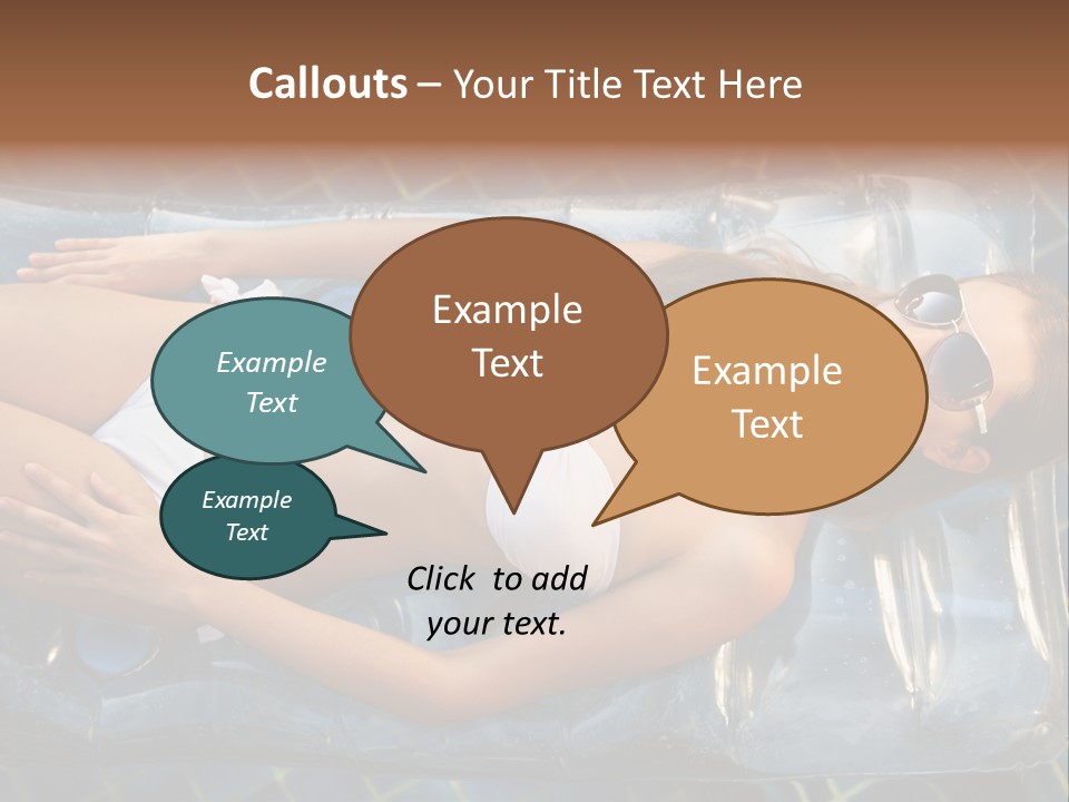 Happy Hotel Lying PowerPoint Template