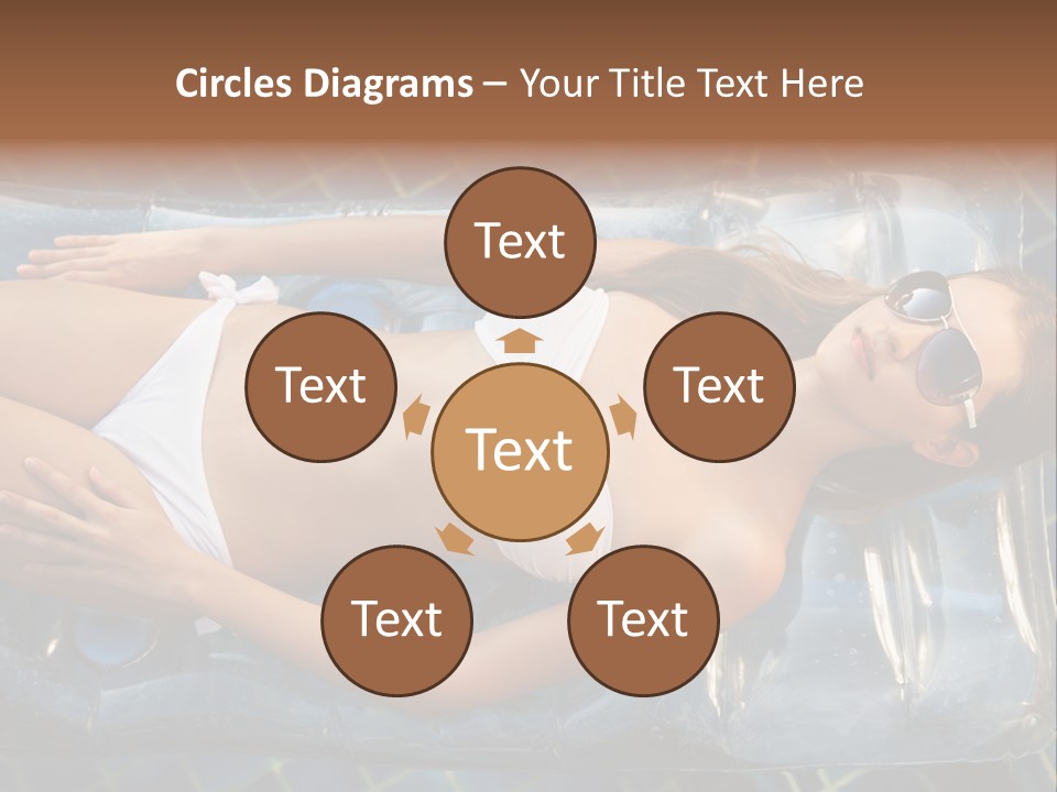 Happy Hotel Lying PowerPoint Template