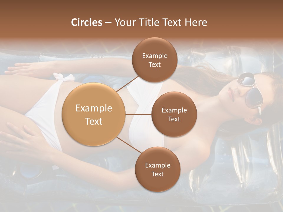 Happy Hotel Lying PowerPoint Template