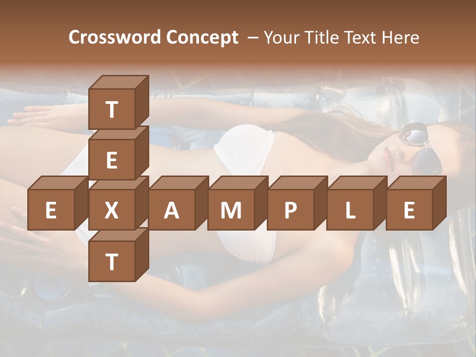 Happy Hotel Lying PowerPoint Template