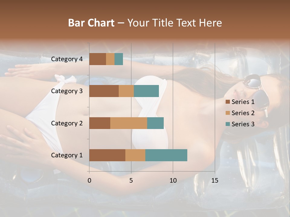 Happy Hotel Lying PowerPoint Template