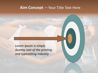 Happy Hotel Lying PowerPoint Template