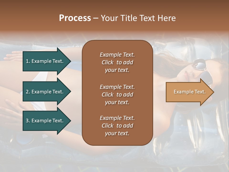 Happy Hotel Lying PowerPoint Template