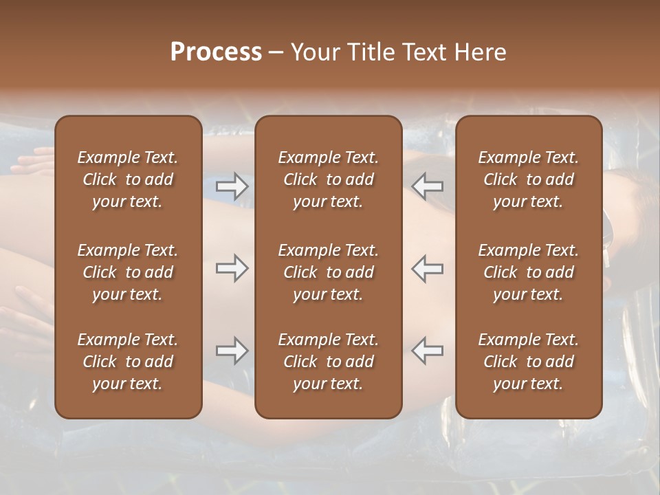Happy Hotel Lying PowerPoint Template
