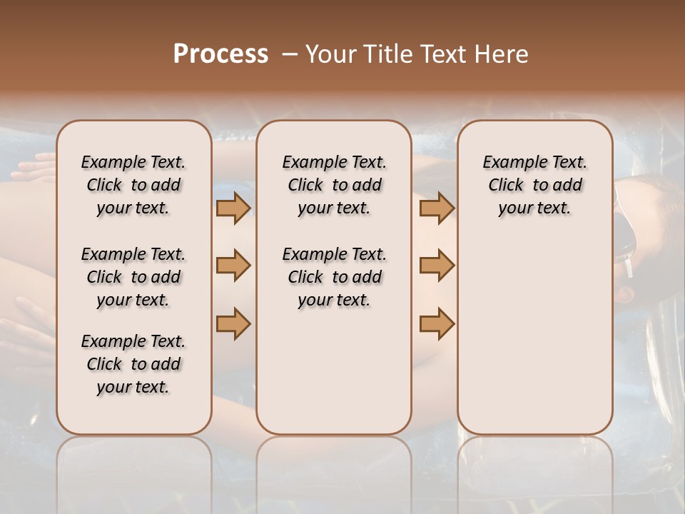 Happy Hotel Lying PowerPoint Template