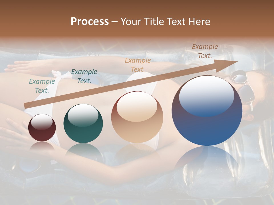 Happy Hotel Lying PowerPoint Template