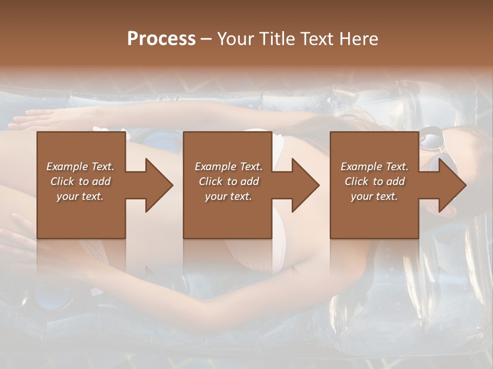 Happy Hotel Lying PowerPoint Template