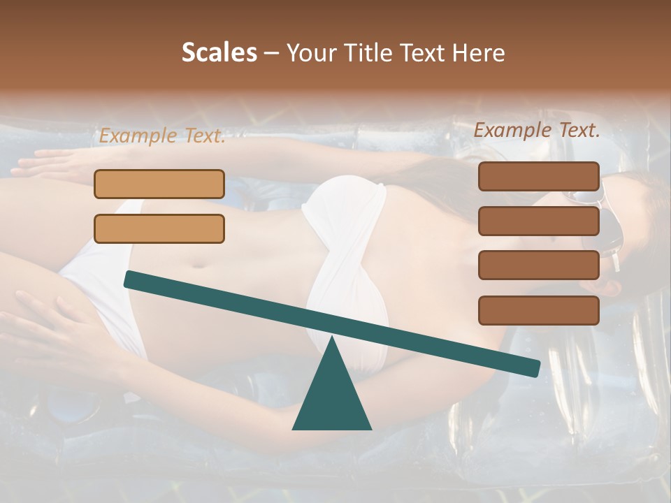 Happy Hotel Lying PowerPoint Template
