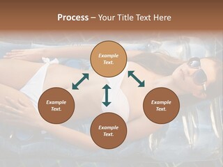 Happy Hotel Lying PowerPoint Template