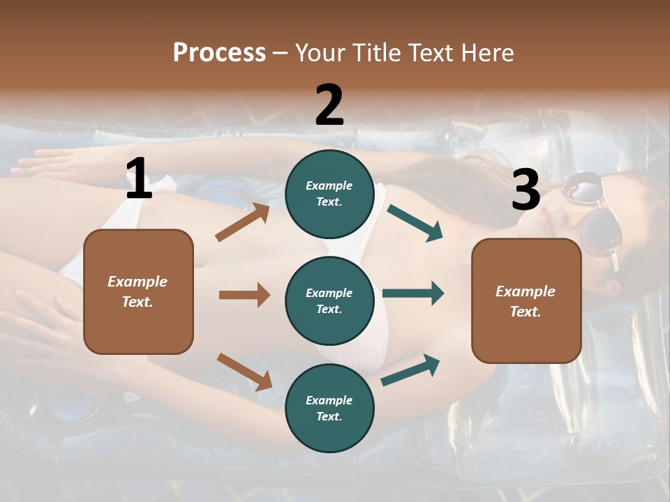 Happy Hotel Lying PowerPoint Template