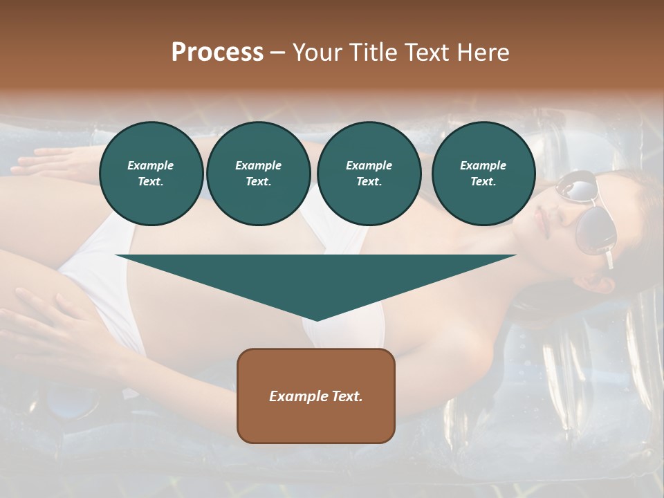 Happy Hotel Lying PowerPoint Template