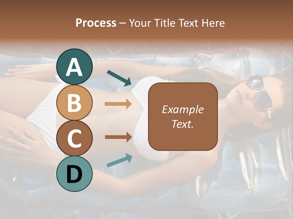 Happy Hotel Lying PowerPoint Template