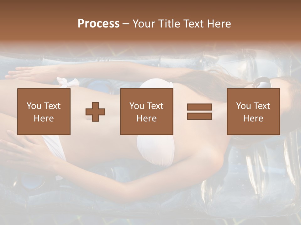 Happy Hotel Lying PowerPoint Template