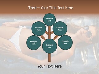 Happy Hotel Lying PowerPoint Template