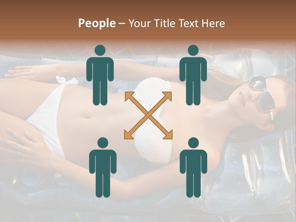Happy Hotel Lying PowerPoint Template