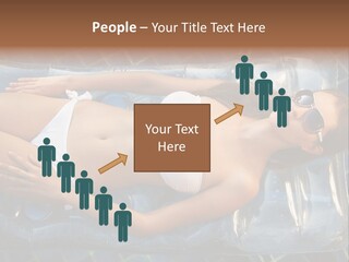 Happy Hotel Lying PowerPoint Template