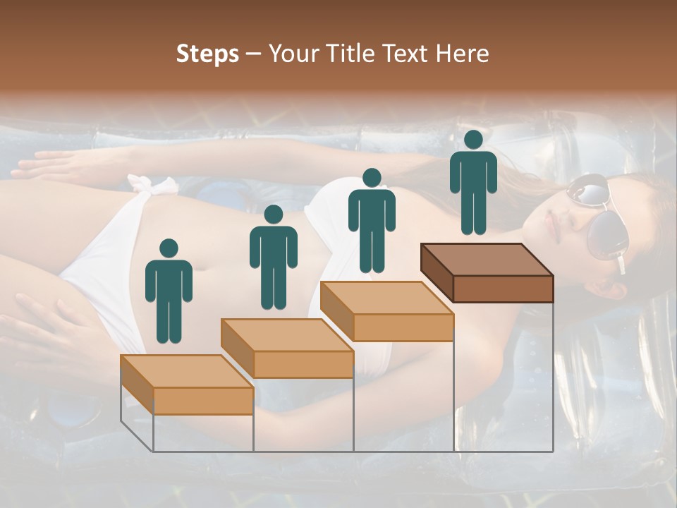 Happy Hotel Lying PowerPoint Template