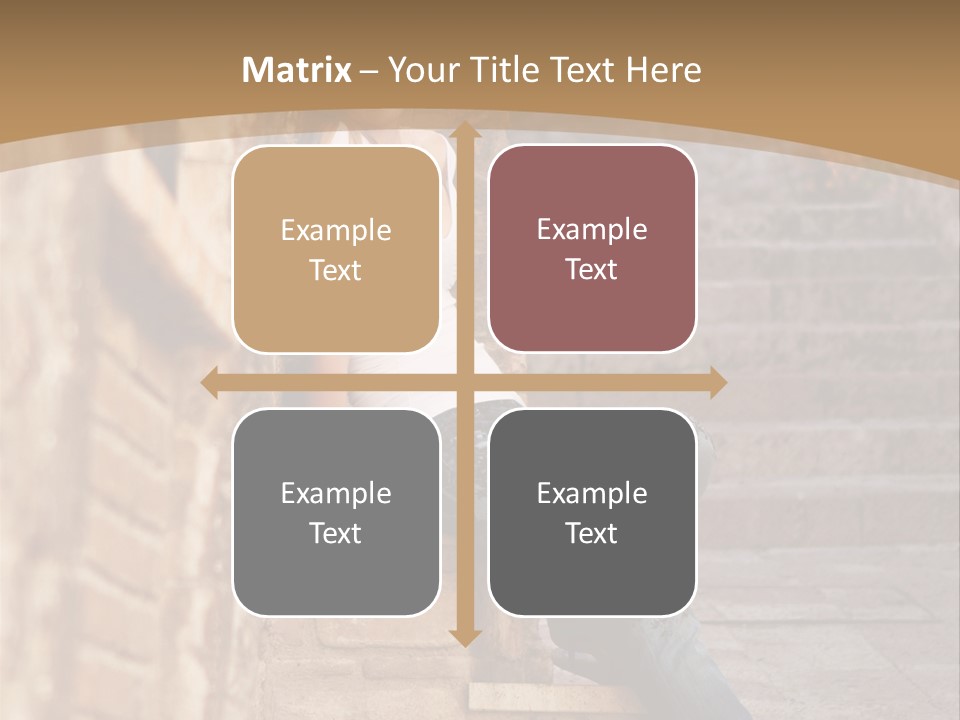 Italian Fashion Wall PowerPoint Template