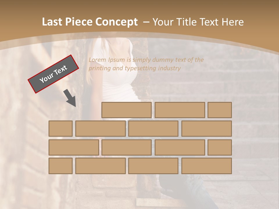 Italian Fashion Wall PowerPoint Template