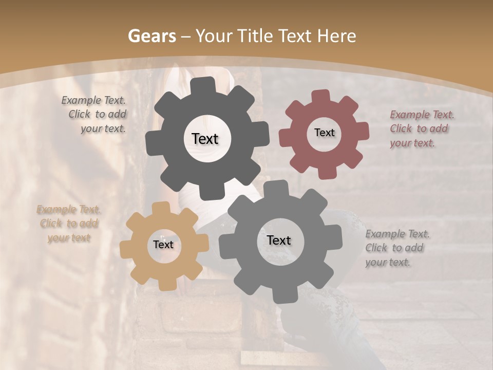 Italian Fashion Wall PowerPoint Template