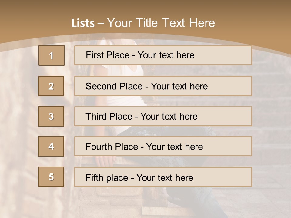 Italian Fashion Wall PowerPoint Template