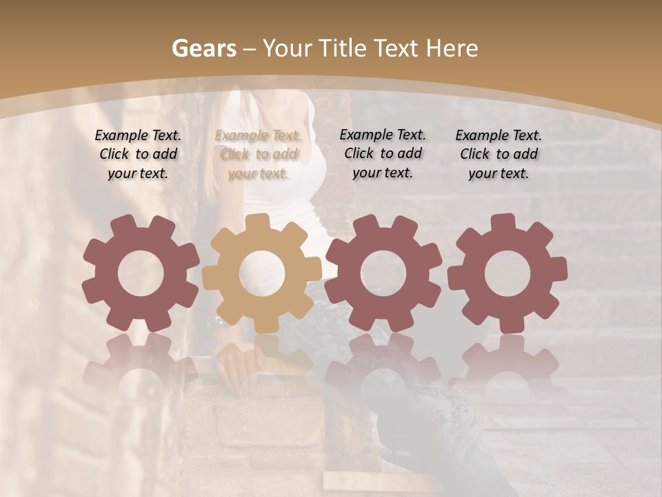 Italian Fashion Wall PowerPoint Template