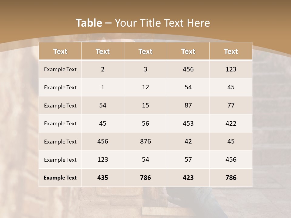 Italian Fashion Wall PowerPoint Template