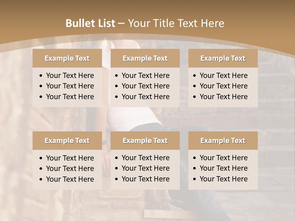 Italian Fashion Wall PowerPoint Template