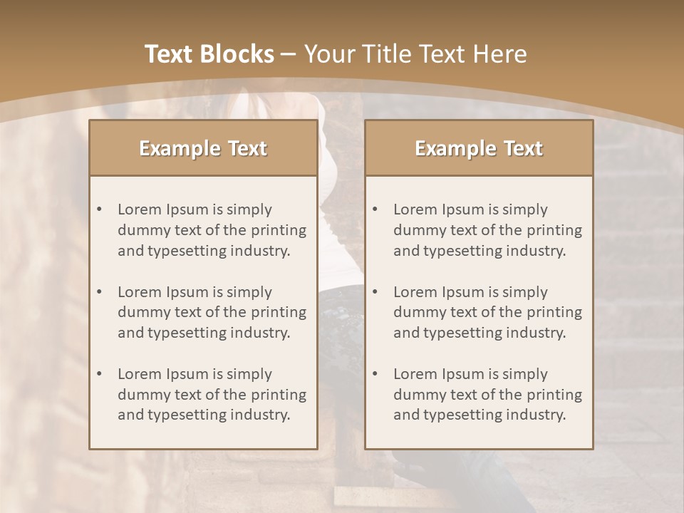 Italian Fashion Wall PowerPoint Template