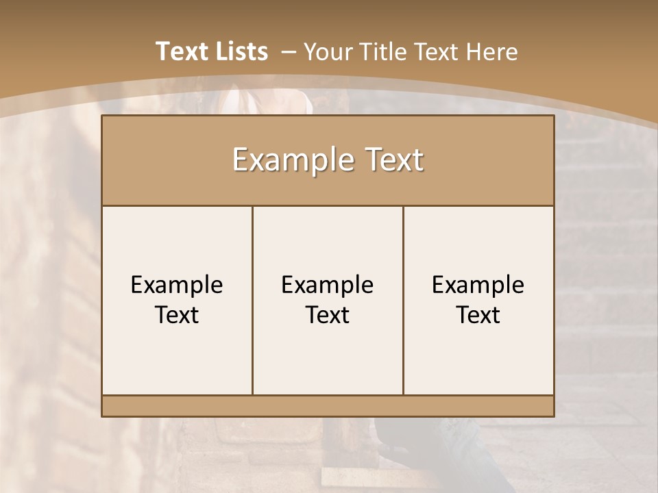 Italian Fashion Wall PowerPoint Template