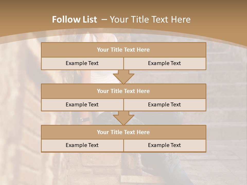 Italian Fashion Wall PowerPoint Template