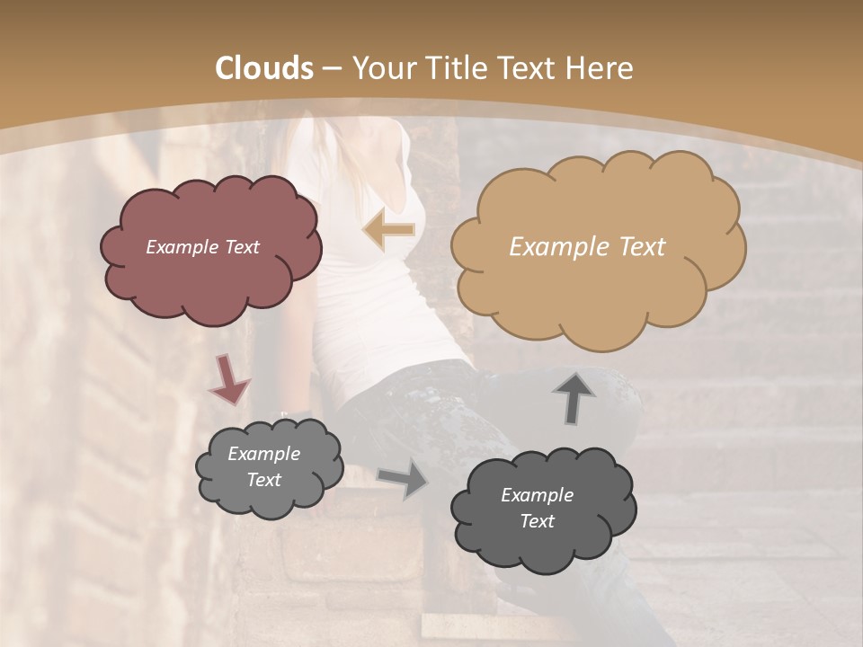 Italian Fashion Wall PowerPoint Template