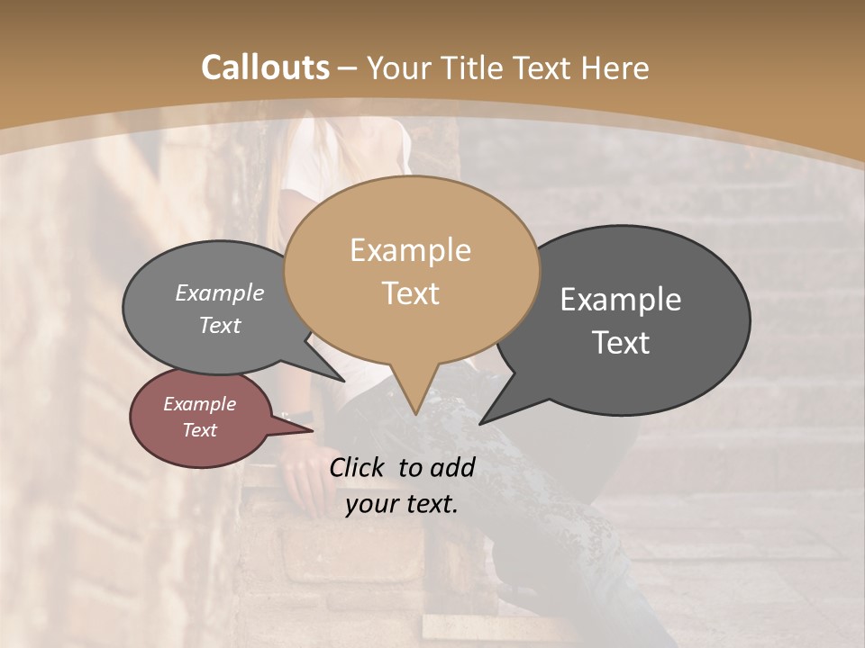 Italian Fashion Wall PowerPoint Template