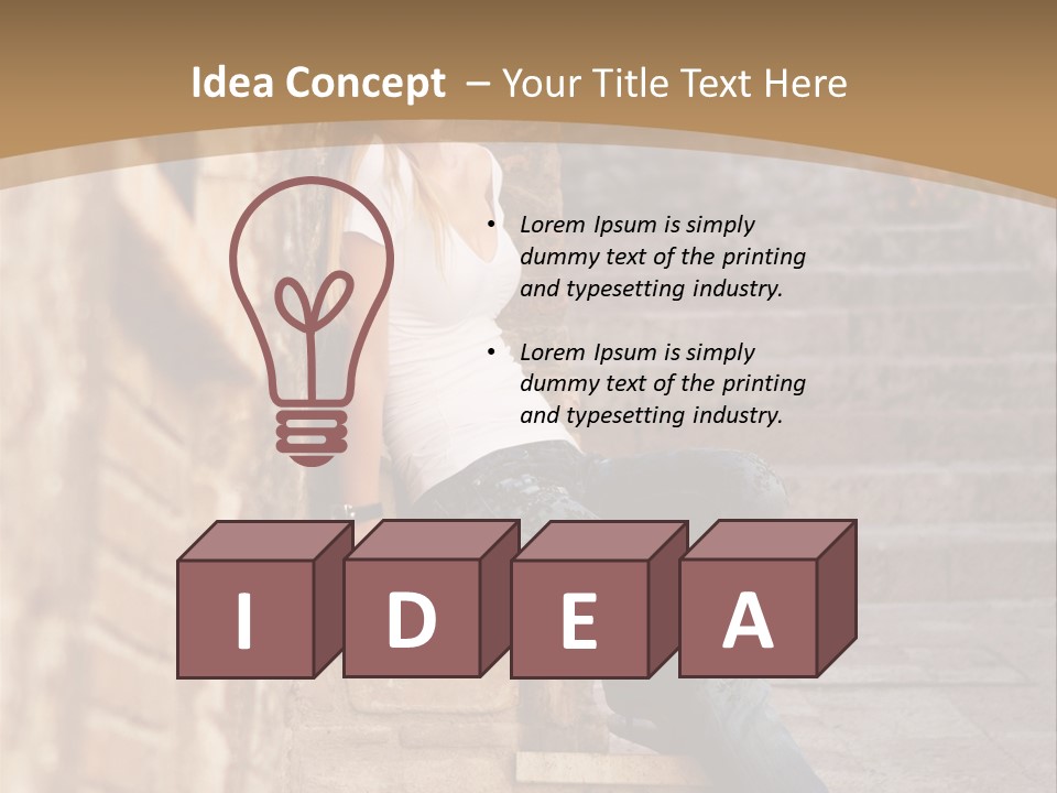 Italian Fashion Wall PowerPoint Template