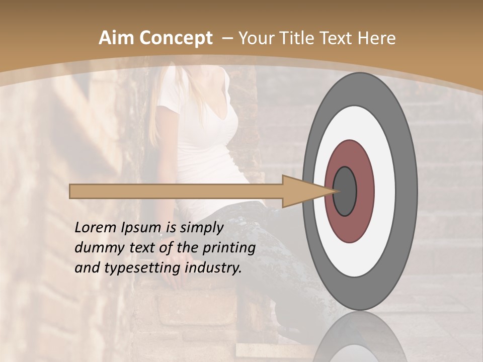 Italian Fashion Wall PowerPoint Template