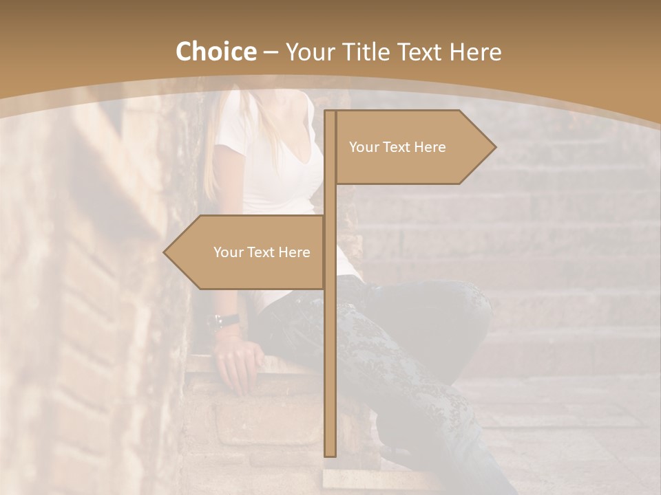 Italian Fashion Wall PowerPoint Template