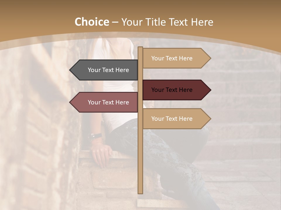 Italian Fashion Wall PowerPoint Template