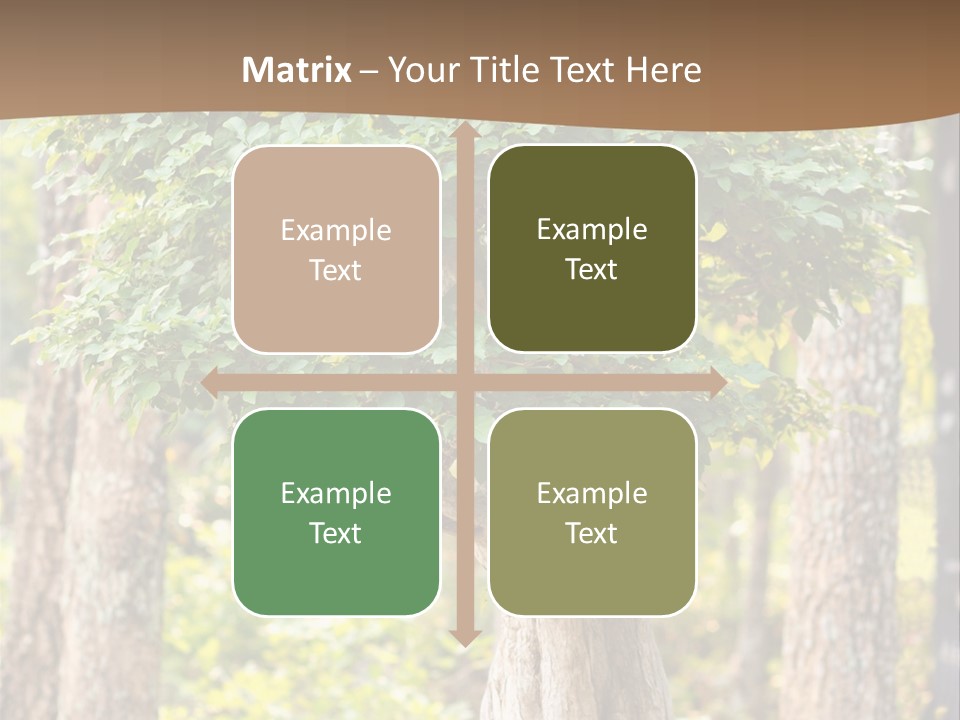 Gardening Stylish Branch PowerPoint Template