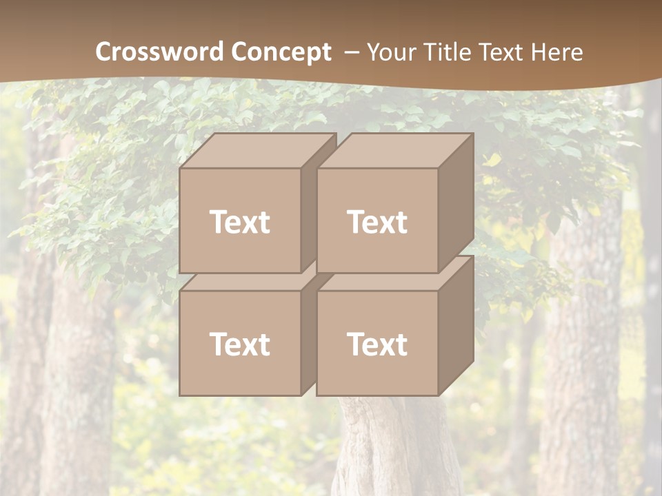 Gardening Stylish Branch PowerPoint Template