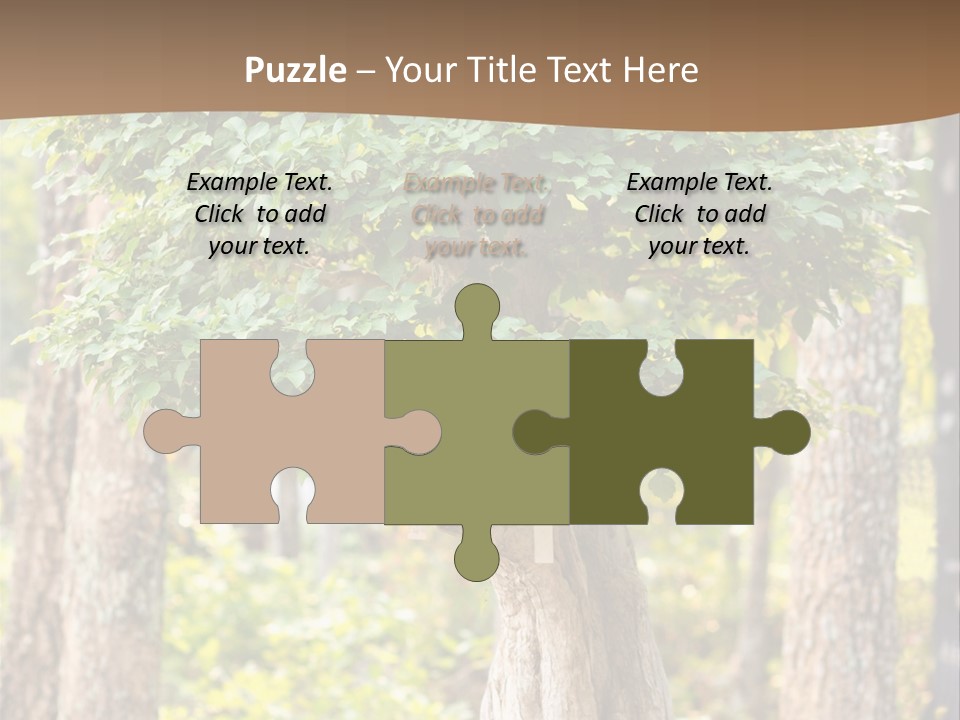 Gardening Stylish Branch PowerPoint Template