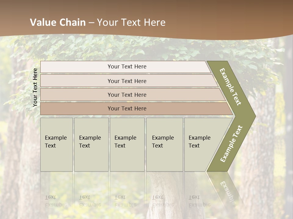 Gardening Stylish Branch PowerPoint Template