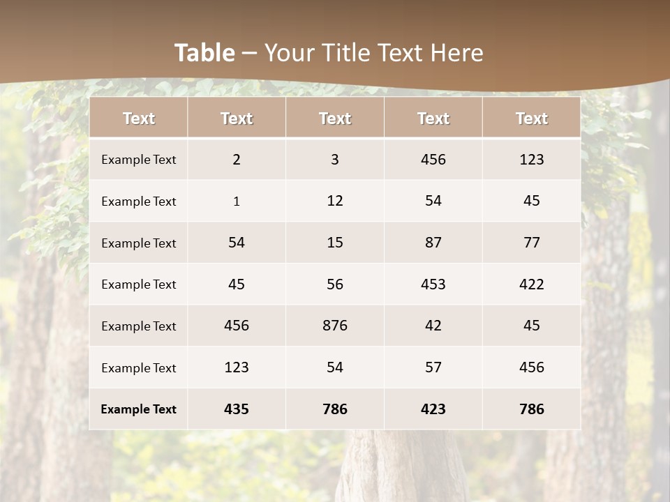 Gardening Stylish Branch PowerPoint Template