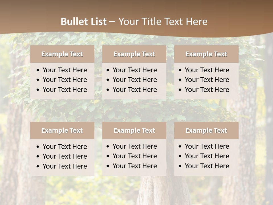 Gardening Stylish Branch PowerPoint Template