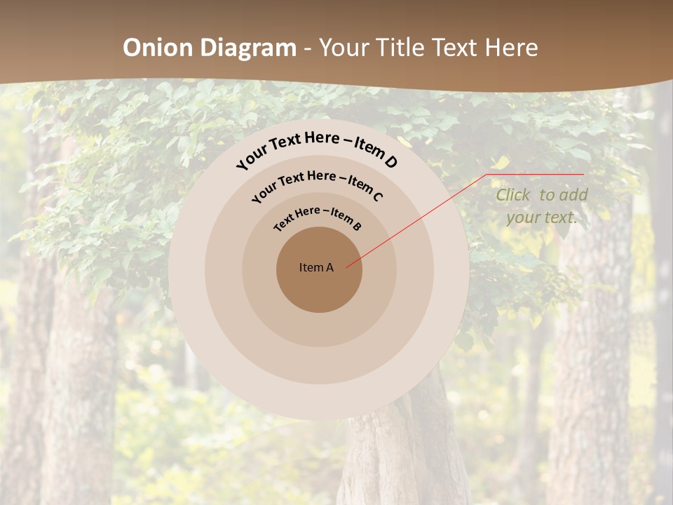 Gardening Stylish Branch PowerPoint Template