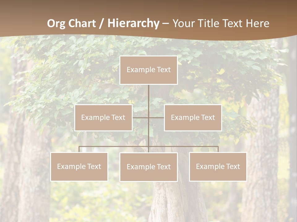 Gardening Stylish Branch PowerPoint Template