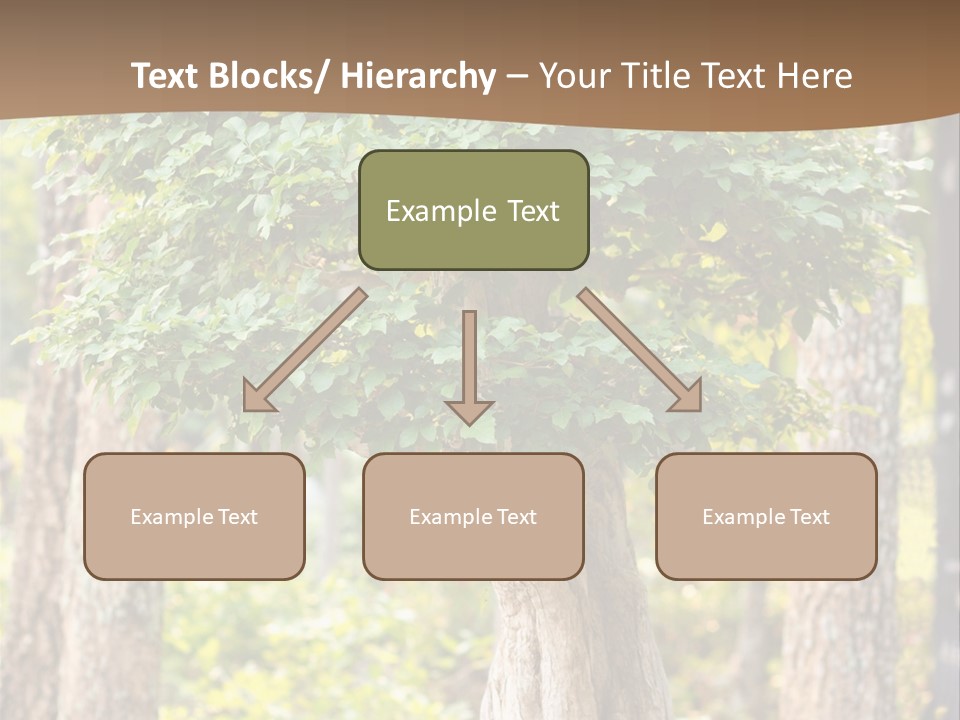 Gardening Stylish Branch PowerPoint Template