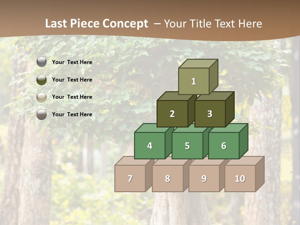 Gardening Stylish Branch PowerPoint Template