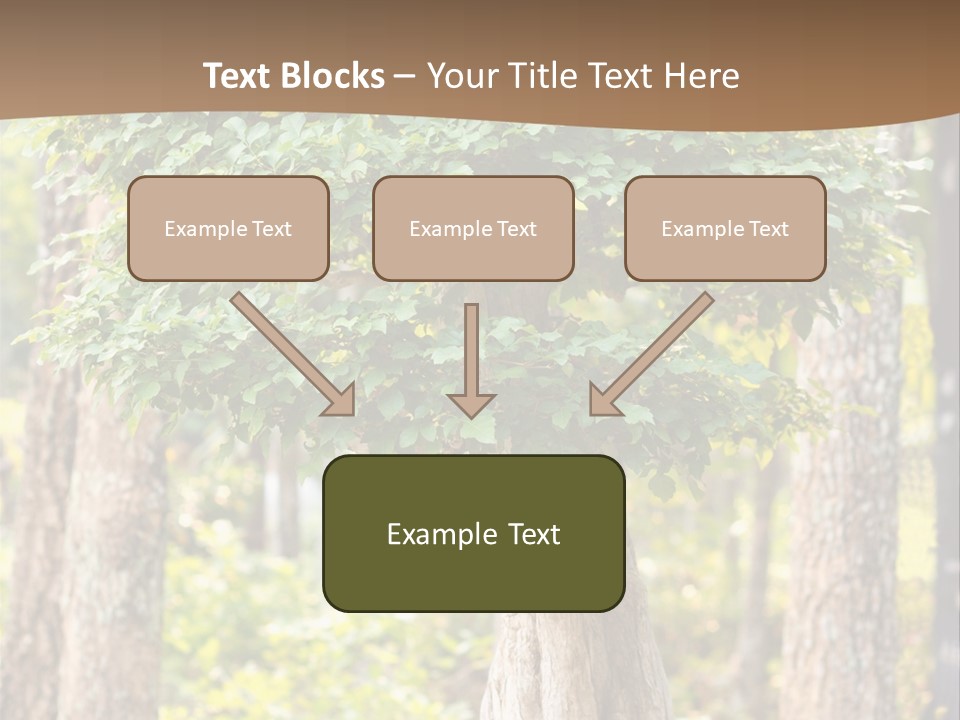 Gardening Stylish Branch PowerPoint Template