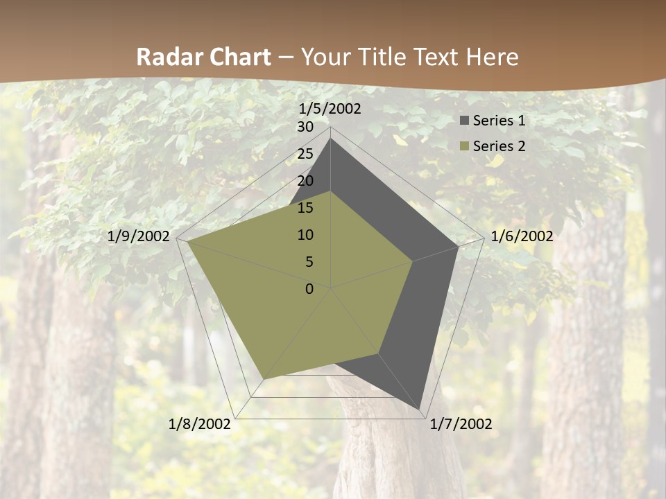 Gardening Stylish Branch PowerPoint Template